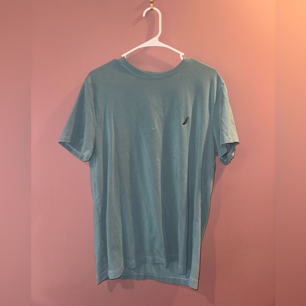 Nautica Men's Teal Short Sleeve Tee